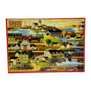 VTG Hometown Collection 1000 Pcs Puzzle Cider Time Autumn‎ 1996 SEALED